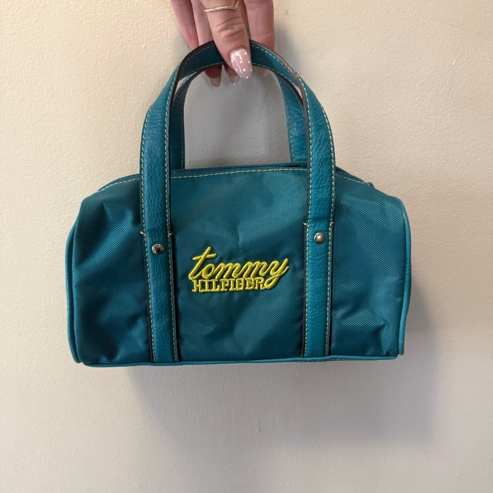 Y2K Tommy Hilfiger Teal Mini Handbag - NWOT